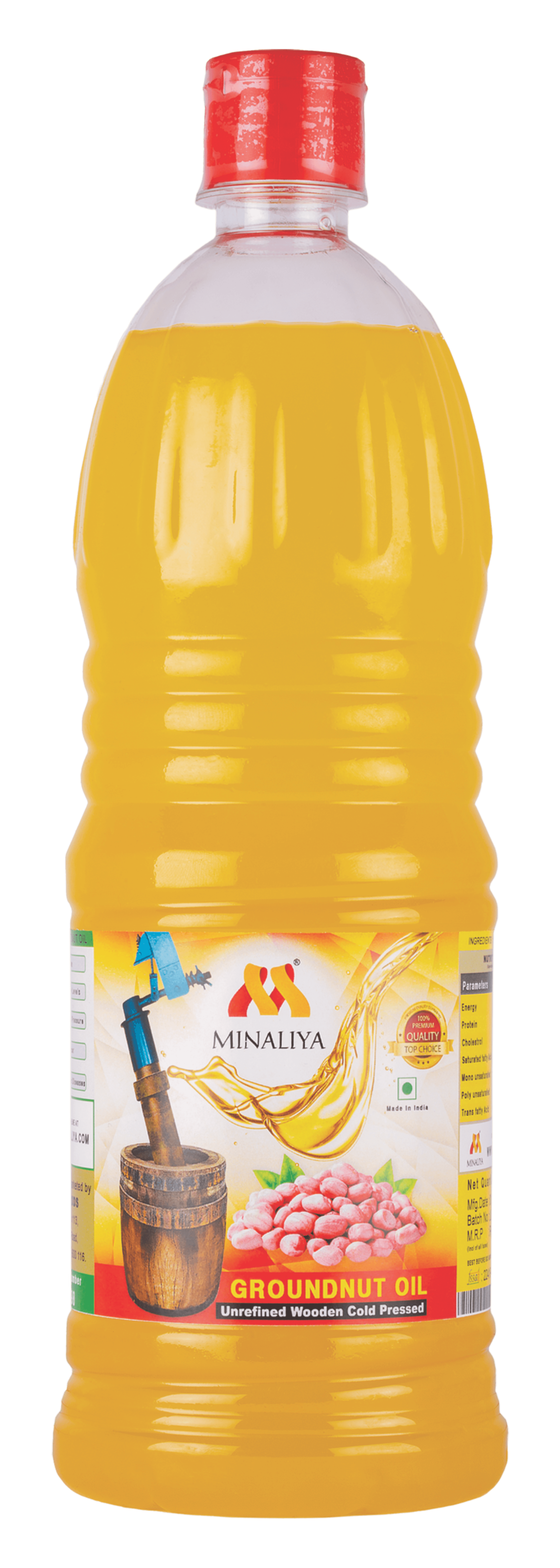 Minaliya Pure Cold Pressed Groundnut Oil — Mara Chekku Wood Pressed